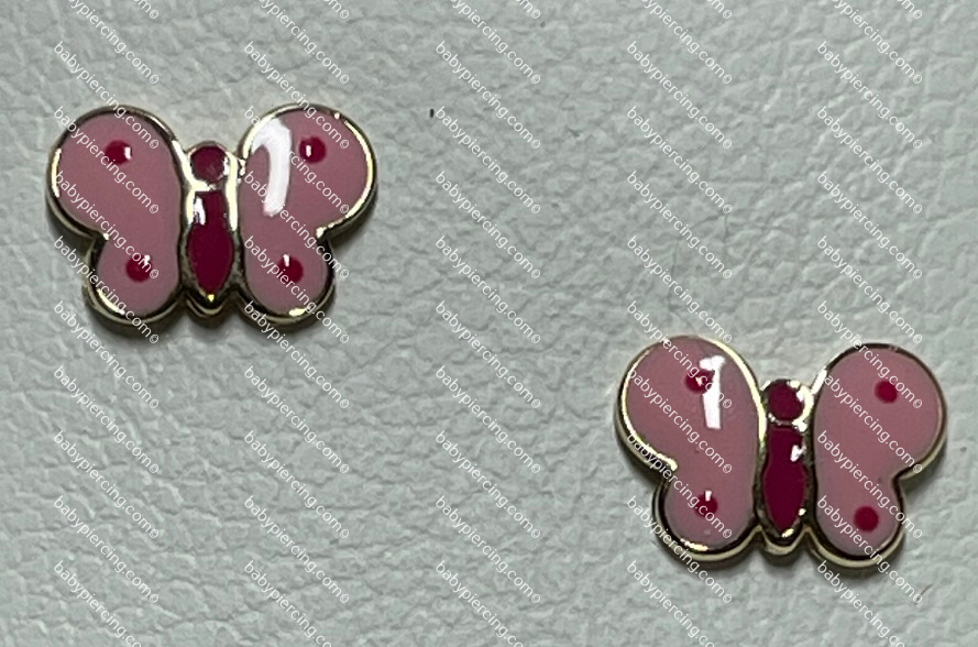 PINK BUTTERLY WITH FUSHA DOTS